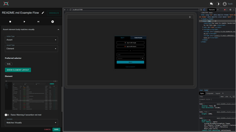 Inspect Visual Assertions